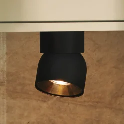 Downlight Pitcher, GU10, enflammig, metall, svart