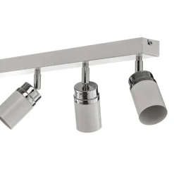 Downlight Reno, 6 lyskilder, hvit/krom