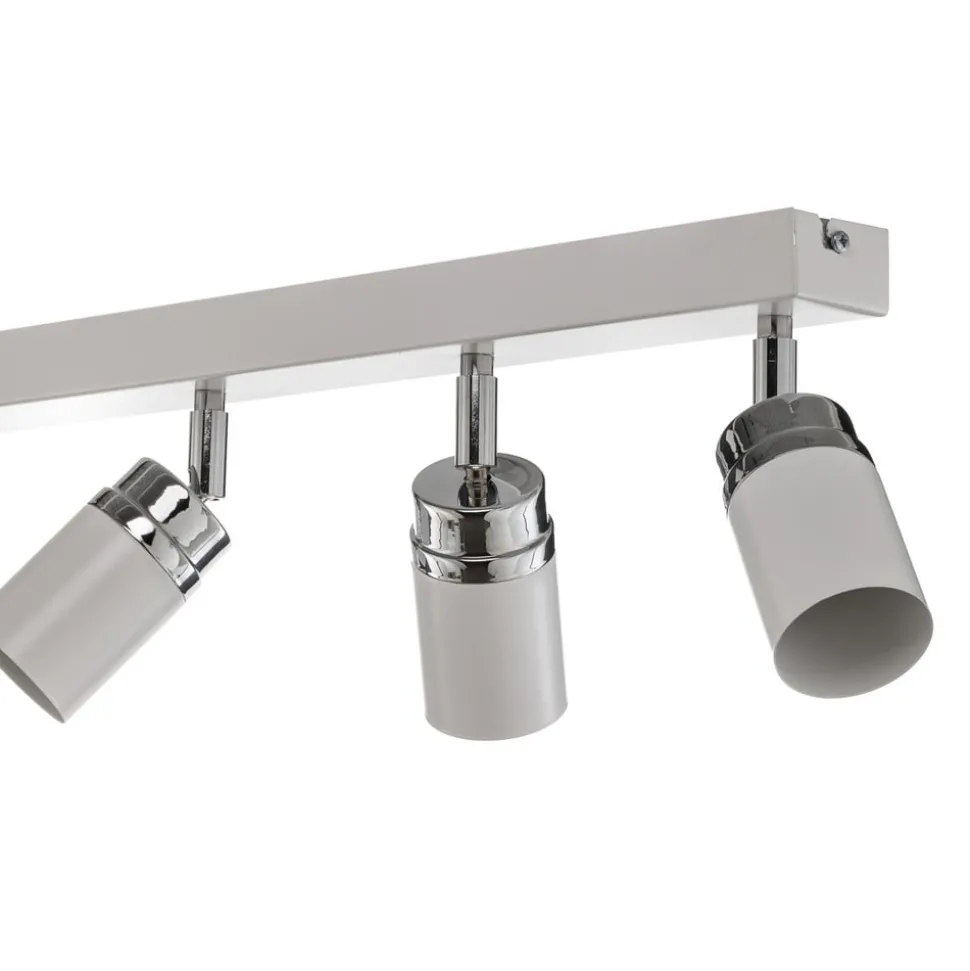 Downlight Reno, 6 lyskilder, hvit/krom