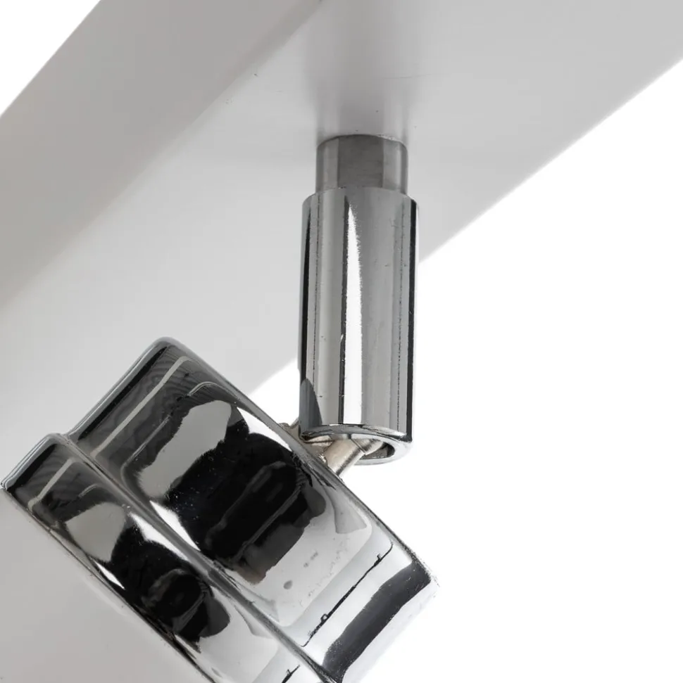 Downlight Reno, 6 lyskilder, hvit/krom