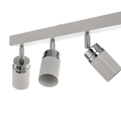 Downlight Reno, 6 lyskilder, hvit/krom