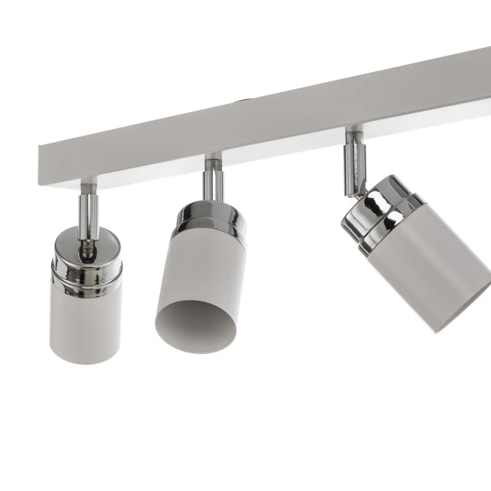 Downlight Reno, 6 lyskilder, hvit/krom