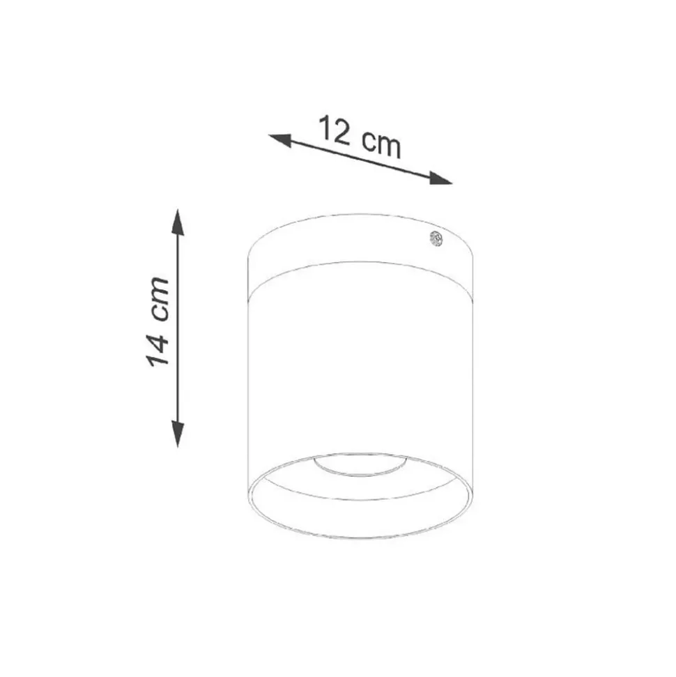 Downlight Rif, hvit, Ø 12 cm, tre, aluminium
