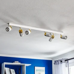 Downlight Rondo hvit/gull 6 lyskilder