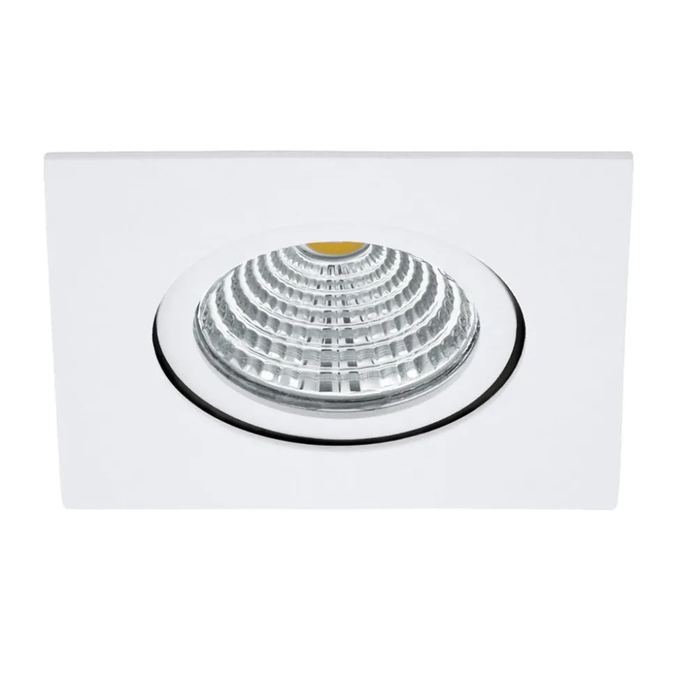 Downlight Saliceto kantet dreibar 4 000 K hvit