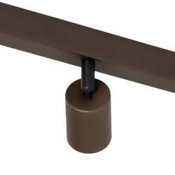 Downlight Top, justerbar, brun, 4 lyskilder, lineær