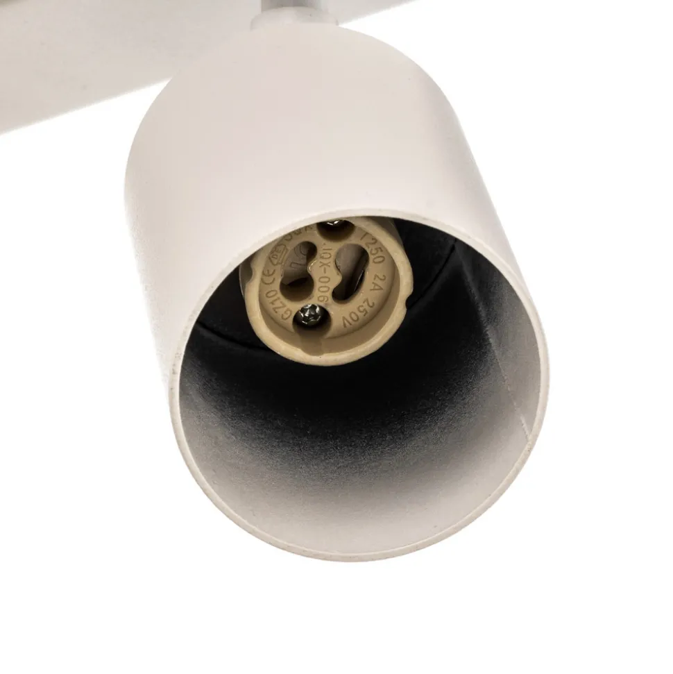 Downlight Zoom, 5 lyskilder, hvit