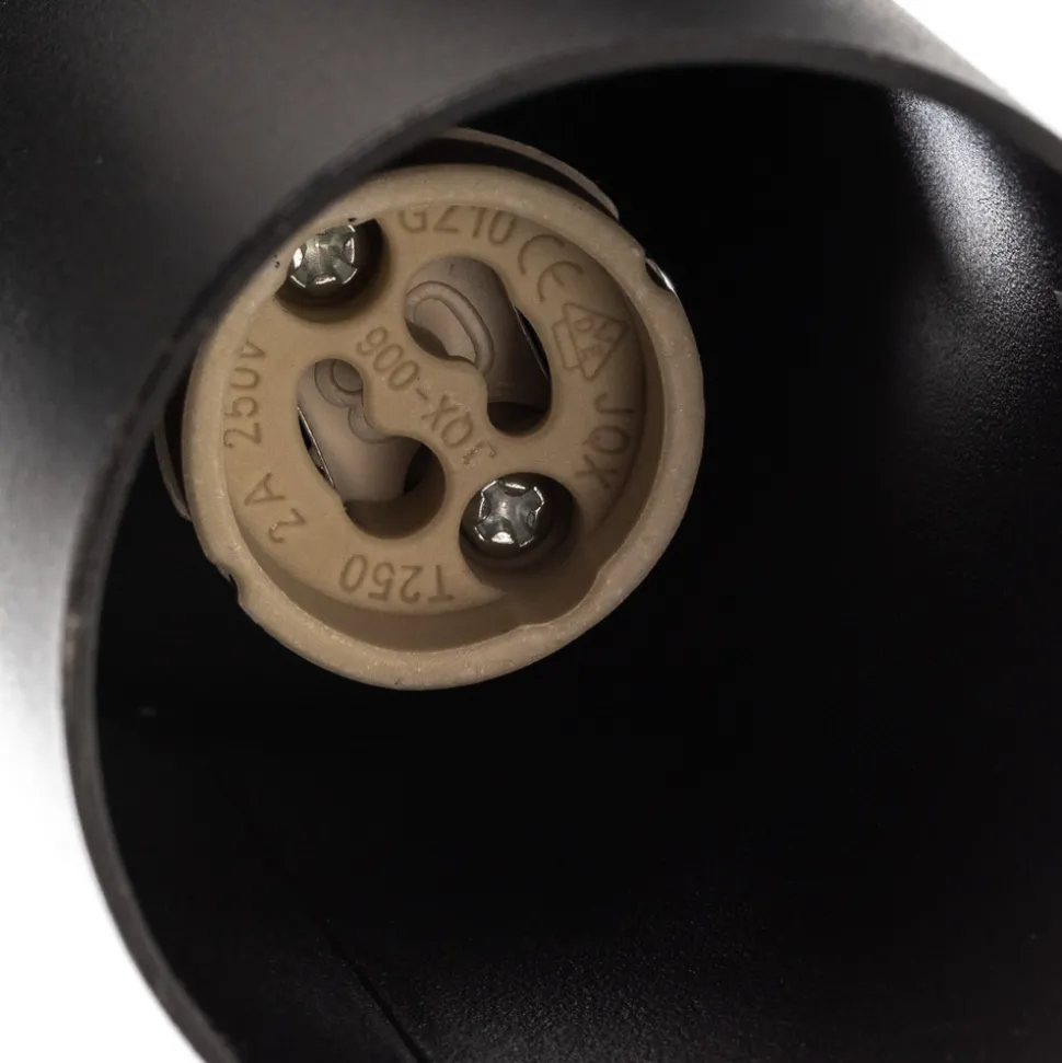 Downlight Zoom, 5 lyskilder, svart