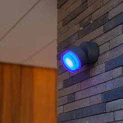 Dropsi utendørs LED-vegglampe, RGBW, smart