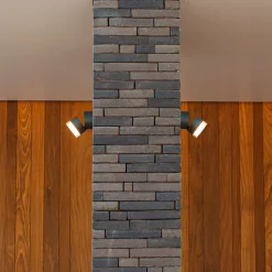 Dropsi utendørs LED-vegglampe, RGBW, smart