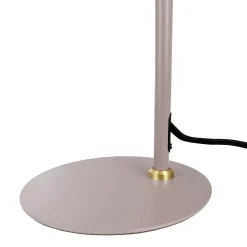 Dyberg Larsen bordlampe DL12, beige, høyde 39,5 cm, metall