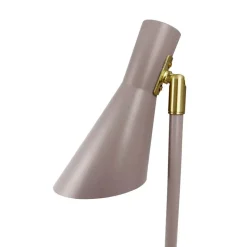 Dyberg Larsen bordlampe DL12, beige, høyde 39,5 cm, metall