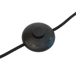 Dyberg Larsen gulvlampe Miles, svart, høyde 154,5 cm