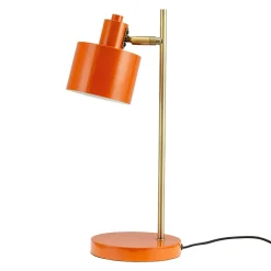 Dyberg Larsen Ocean bordlampe, oransje, høyde 43 cm, metall