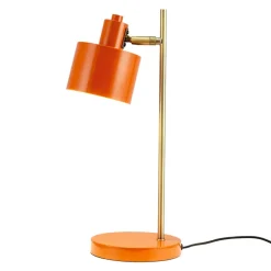 Dyberg Larsen Ocean bordlampe, oransje, høyde 43 cm, metall