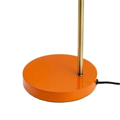 Dyberg Larsen Ocean bordlampe, oransje, høyde 43 cm, metall