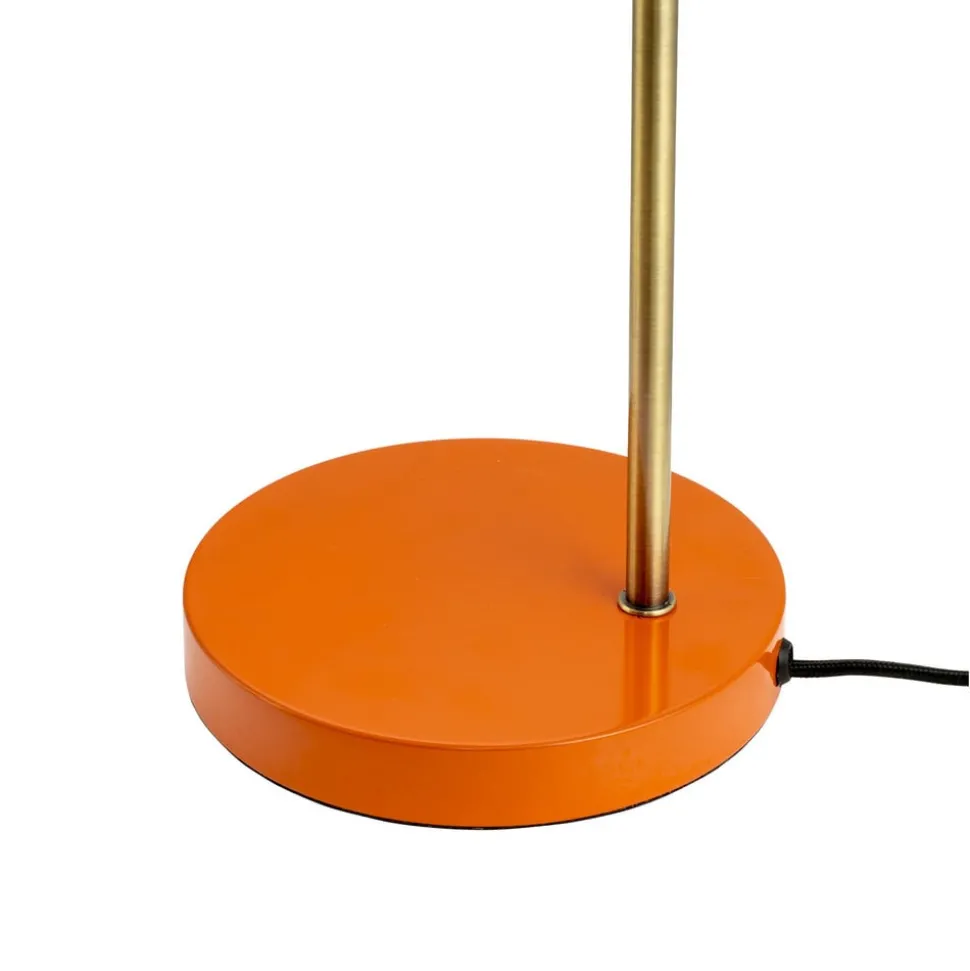 Dyberg Larsen Ocean bordlampe, oransje, høyde 43 cm, metall