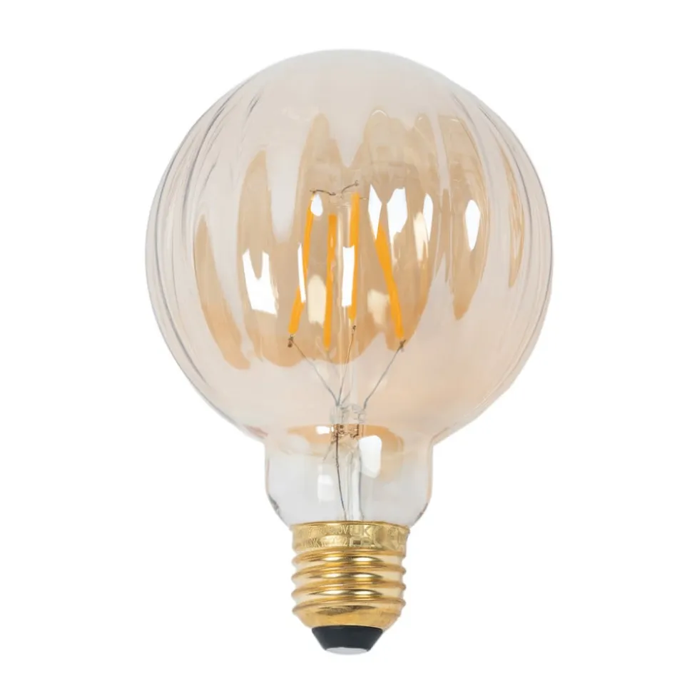 E27 3,8 W LED G95 2 700 K 340lm riller rav 5stk