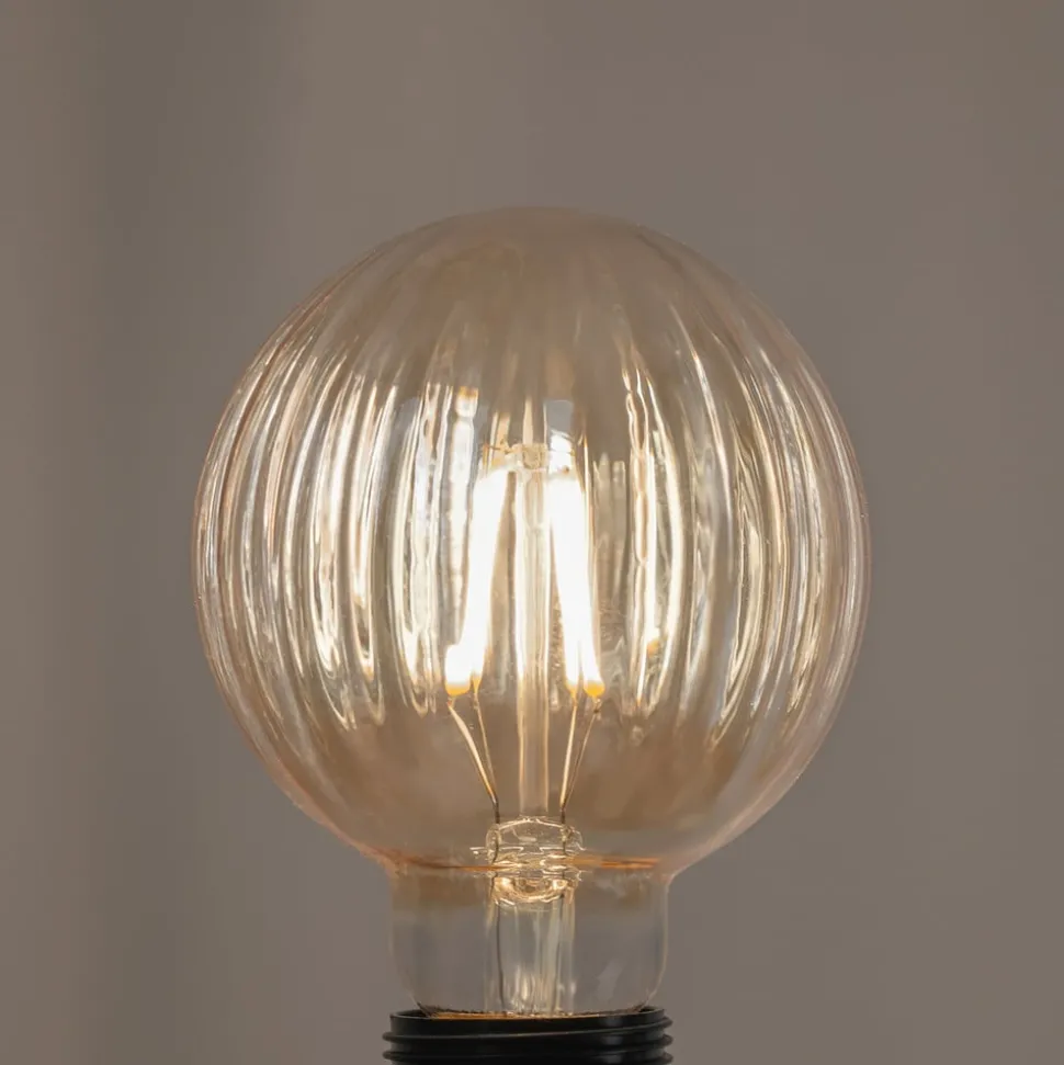 E27 3,8 W LED G95 2 700 K 340lm riller rav 5stk