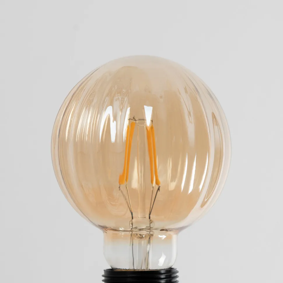 E27 3,8 W LED G95 2 700 K 340lm riller rav 5stk