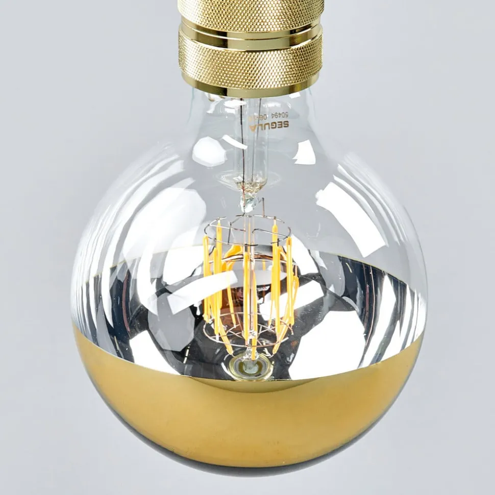 E27 7W LED-toppforspeilet lyspære, gull