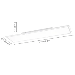 Edging LED-panel, tunable white, 121 x 31 cm