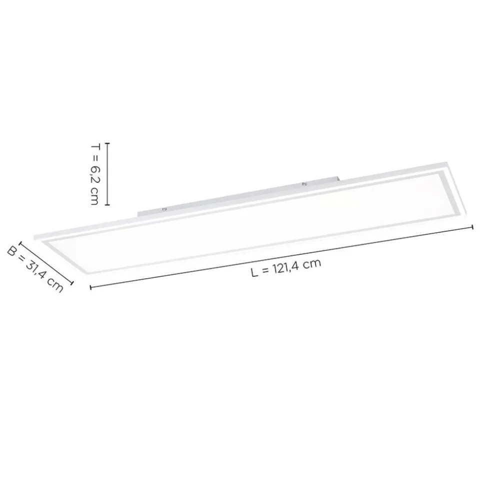 Edging LED-panel, tunable white, 121 x 31 cm