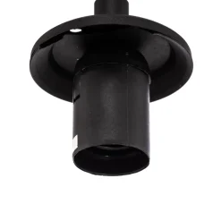 Efe 2155 hengelampe, skjerm i røkt glass, Ø15 cm