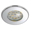 Effektiv LED-downlight Nikas IP44 krom