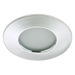 Effektiv LED-downlight Nikas IP44 krom