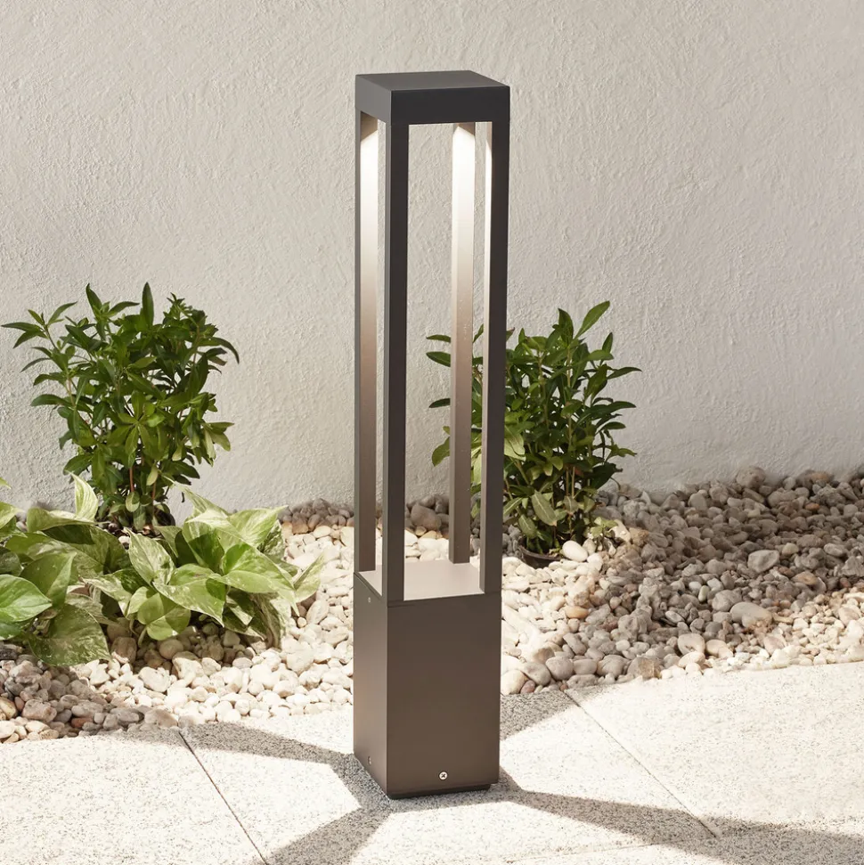 Effektivt Agra LED-gatelykt i mørkegrått