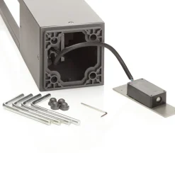 Effektivt Agra LED-gatelykt i mørkegrått