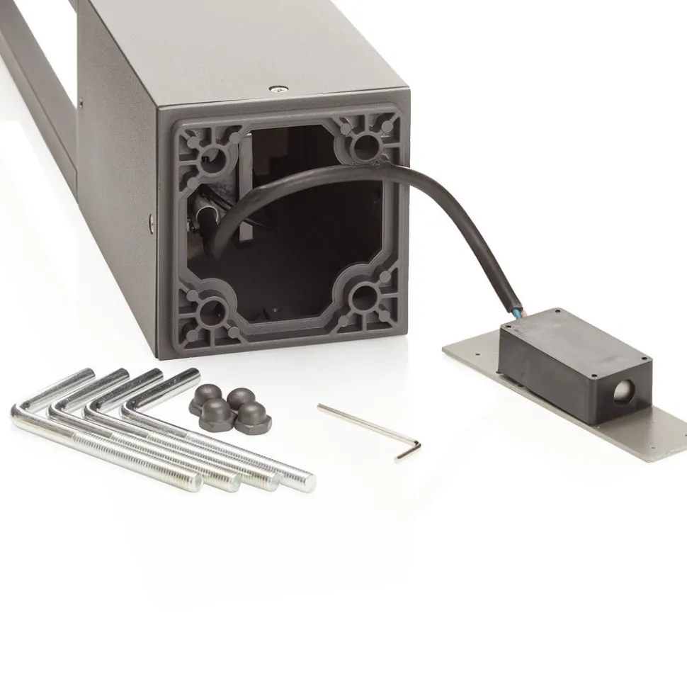 Effektivt Agra LED-gatelykt i mørkegrått