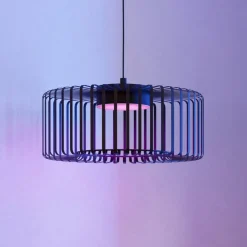 EGLO connect LED-hengelampe Ginestrone-Z, 1 lyskilde, svart