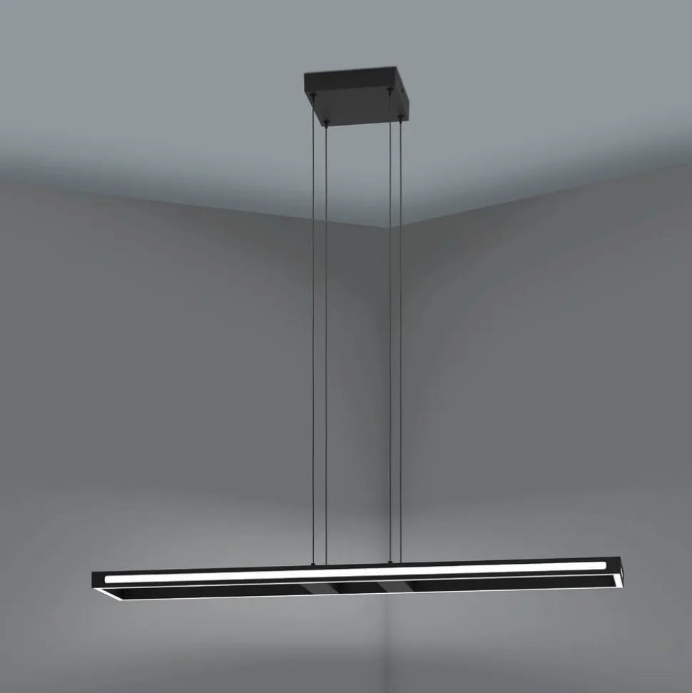 EGLO connect LED-hengelampe Savilanas-Z, CCT, svart