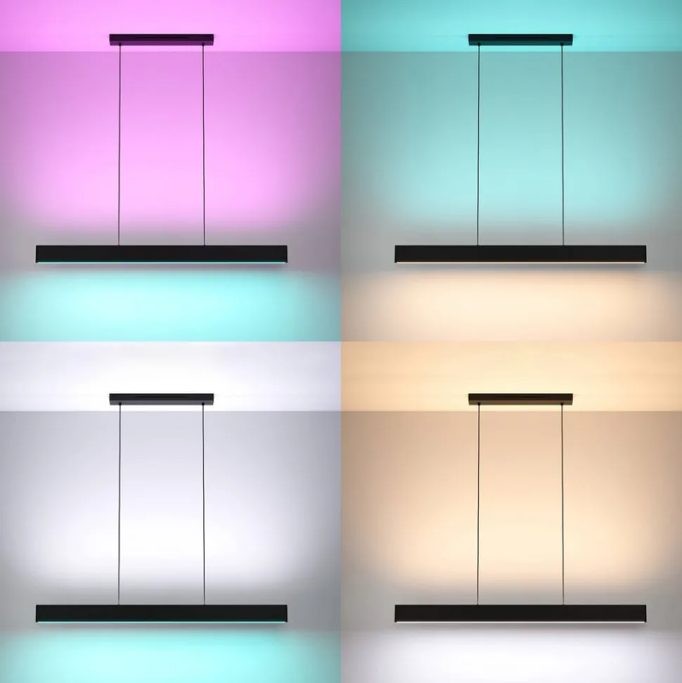 EGLO connect LED-hengelampe Andreas-Z, svart, stål