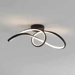 EGLO connect LED-taklampe Calarossa-Z, svart, aluminium