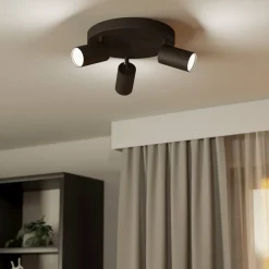 EGLO connect Telimbela-Z taklampe 3 lysk, svart