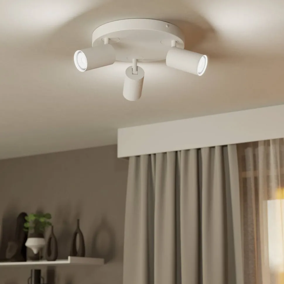 EGLO connect Telimbela-Z taklampe 3 lysk, hvit