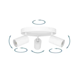 EGLO connect Telimbela-Z taklampe 3 lysk, hvit