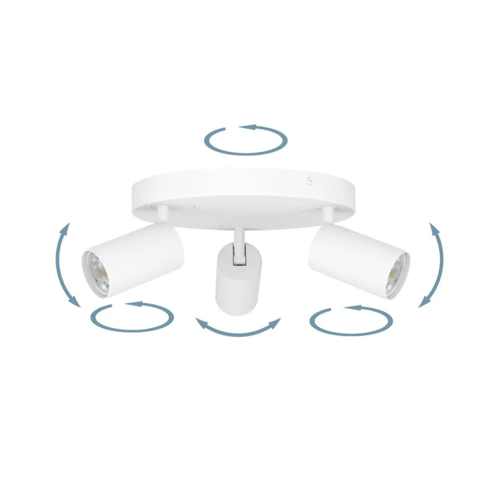 EGLO connect Telimbela-Z taklampe 3 lysk, hvit