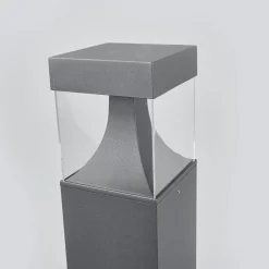 Egon LED-pullertlampe med kantet lampekropp