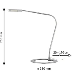Elegant PLAZA skrivebordslampe i jern