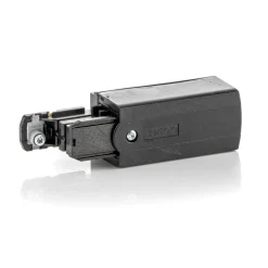 Endetilkobling venstre for strømskinne Noa svart