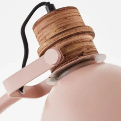 Erena gulvlampe, svingbart hode, lys rosa