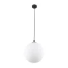 Esme pendellampe, opalt glass, enkeltlys, Ø 35 cm
