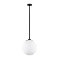 Esme pendellampe, opalt glass, enkeltlys, Ø 35 cm