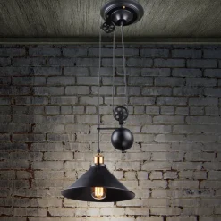 Ettpunkts hengelampe Viktor - høydejusterbar