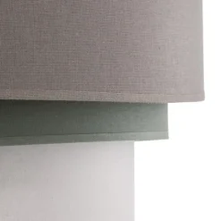 Euluna Trio hengelampe beige/akvamarin/écru Ø45cm