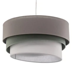 Euluna Trio hengelampe beige/akvamarin/écru Ø45cm